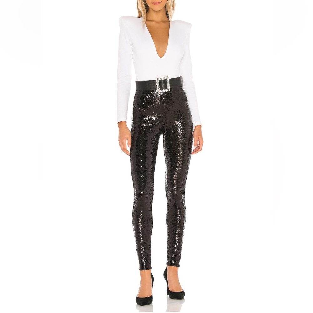 Commando Black Sequin leggings
